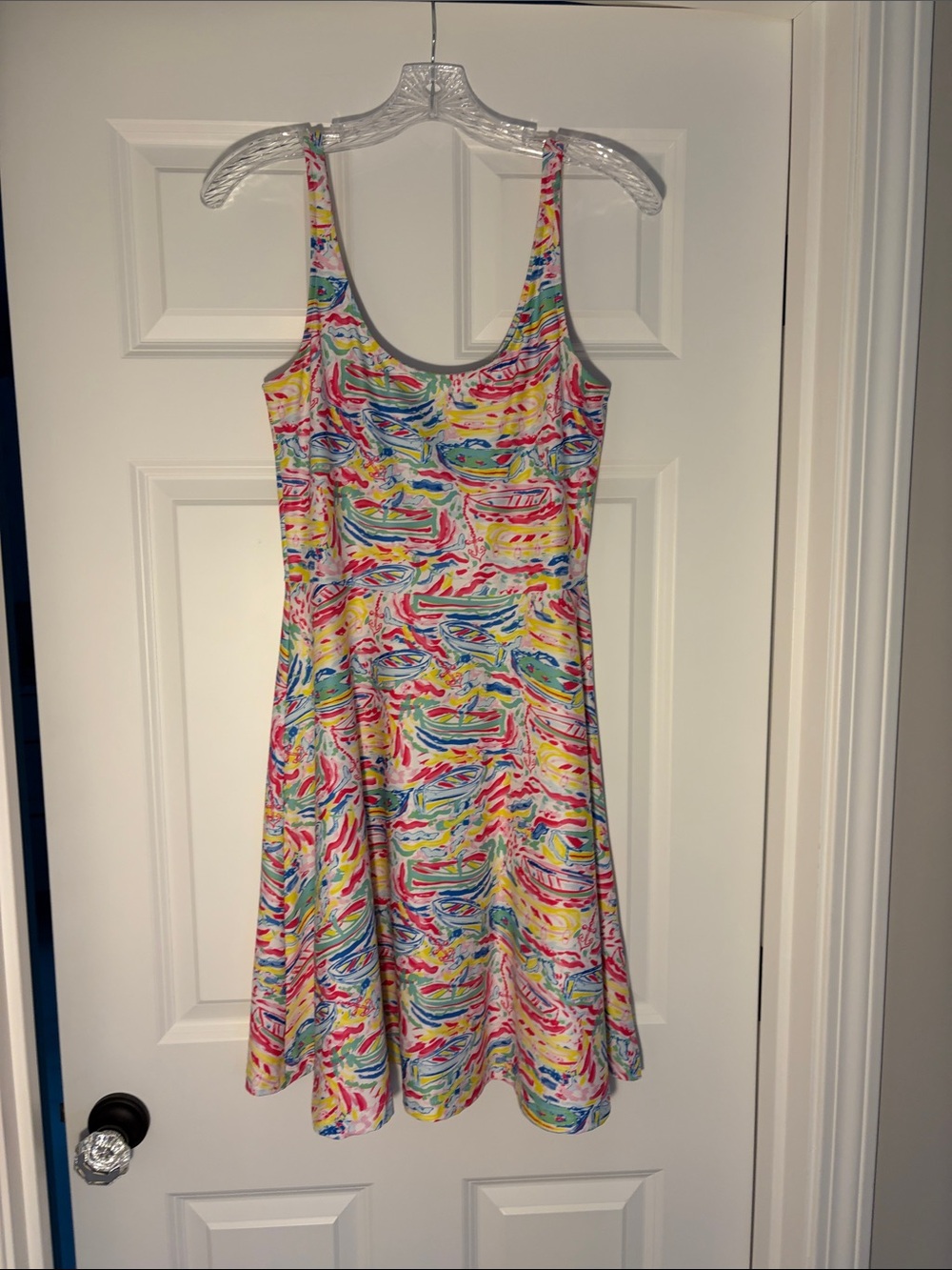 Kaeli Smith Multicolor Scoop-Neck Tank Dress